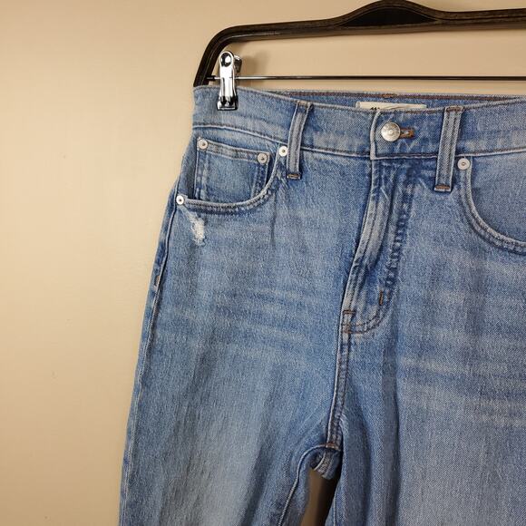 Madewell The Perfect Vintage Jean in Coney Wash: Destroyed Edition Size 26 - Picture 4 of 10